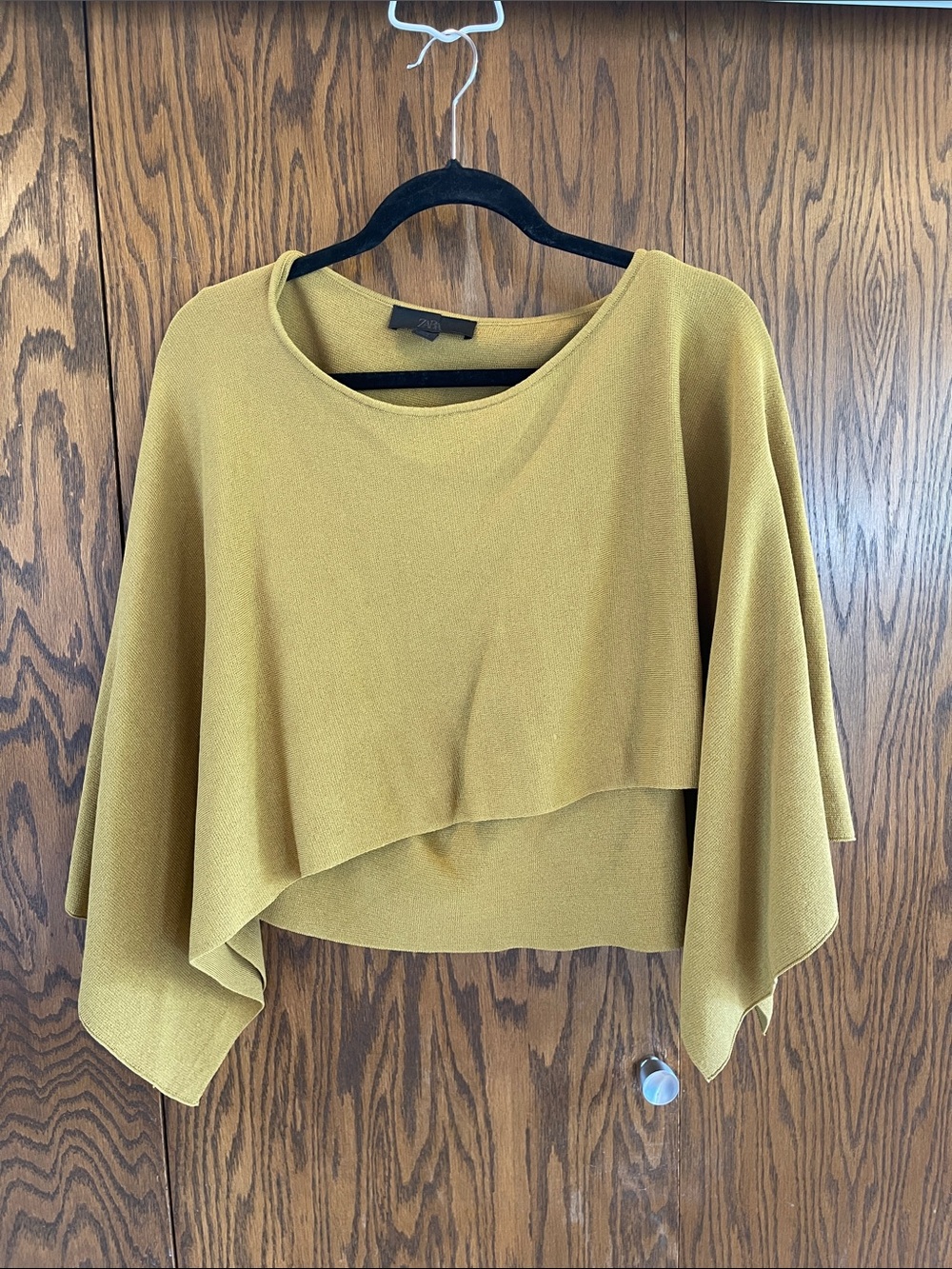 Zara poncho/cape style top